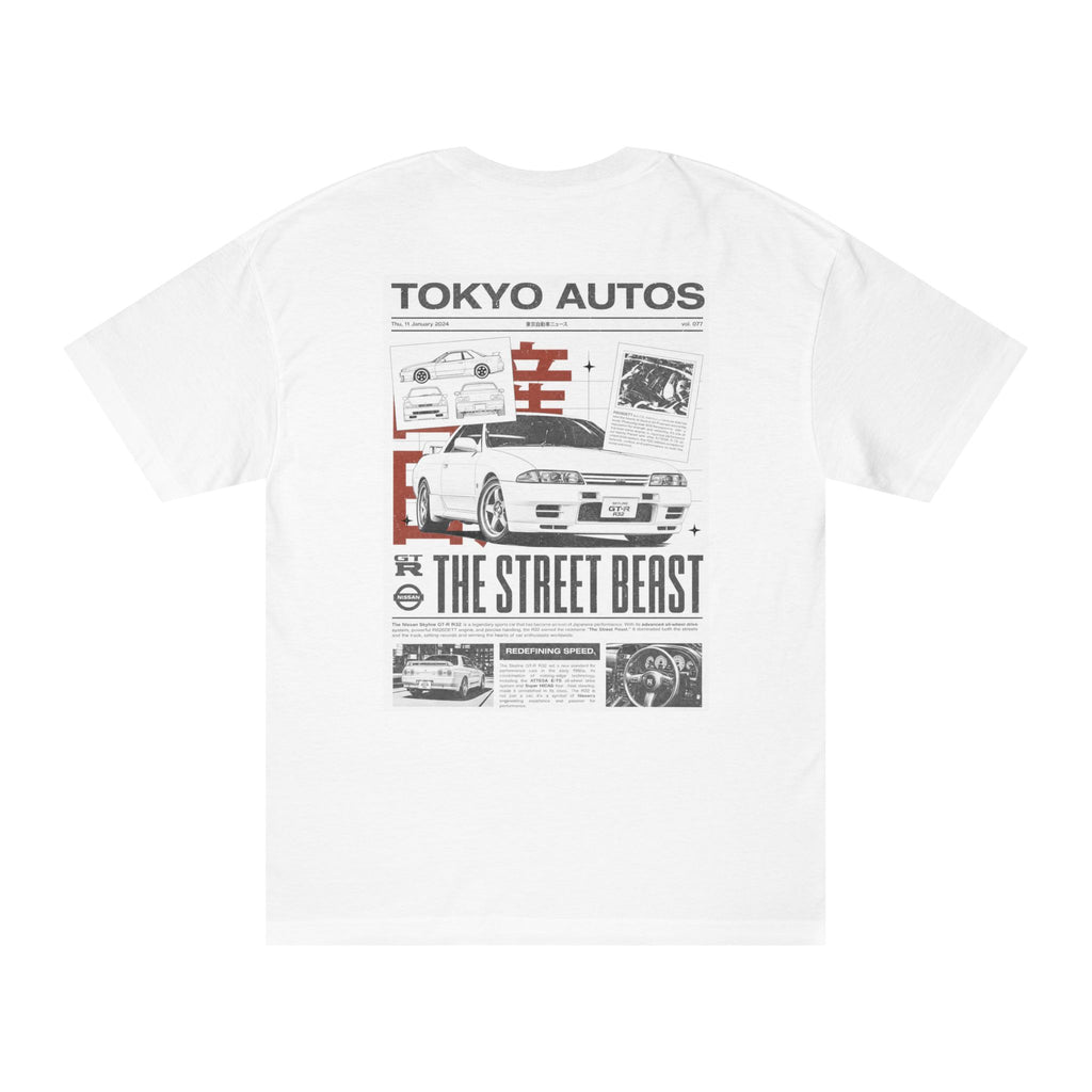 R32 Tokyo Autos Graphic Tee — JDM Skyline Car Shirt