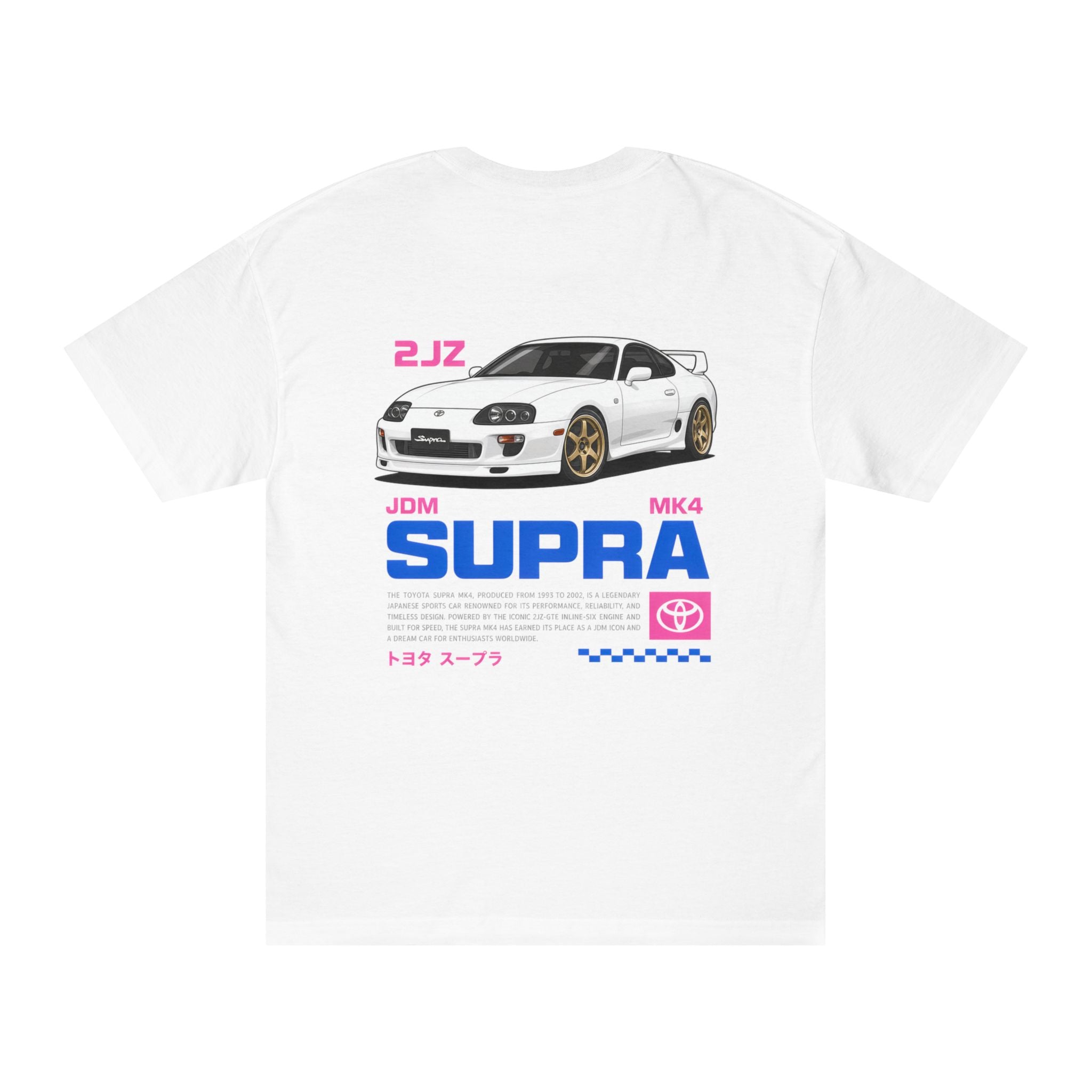 Toyota Supra Graphic Tee — Classic JDM Sports Car Shirt