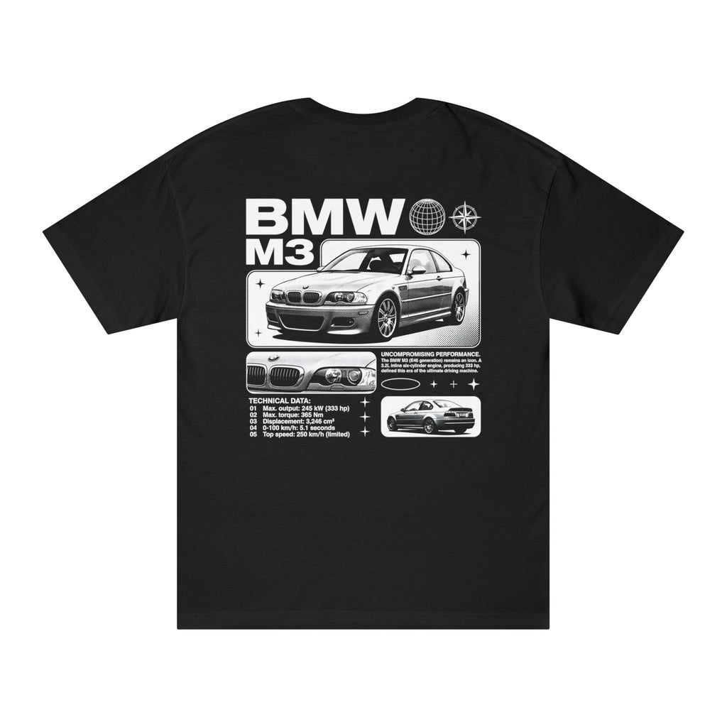 BMW M3 Graphic T-Shirt — Performance Car Tee for Enthusiasts