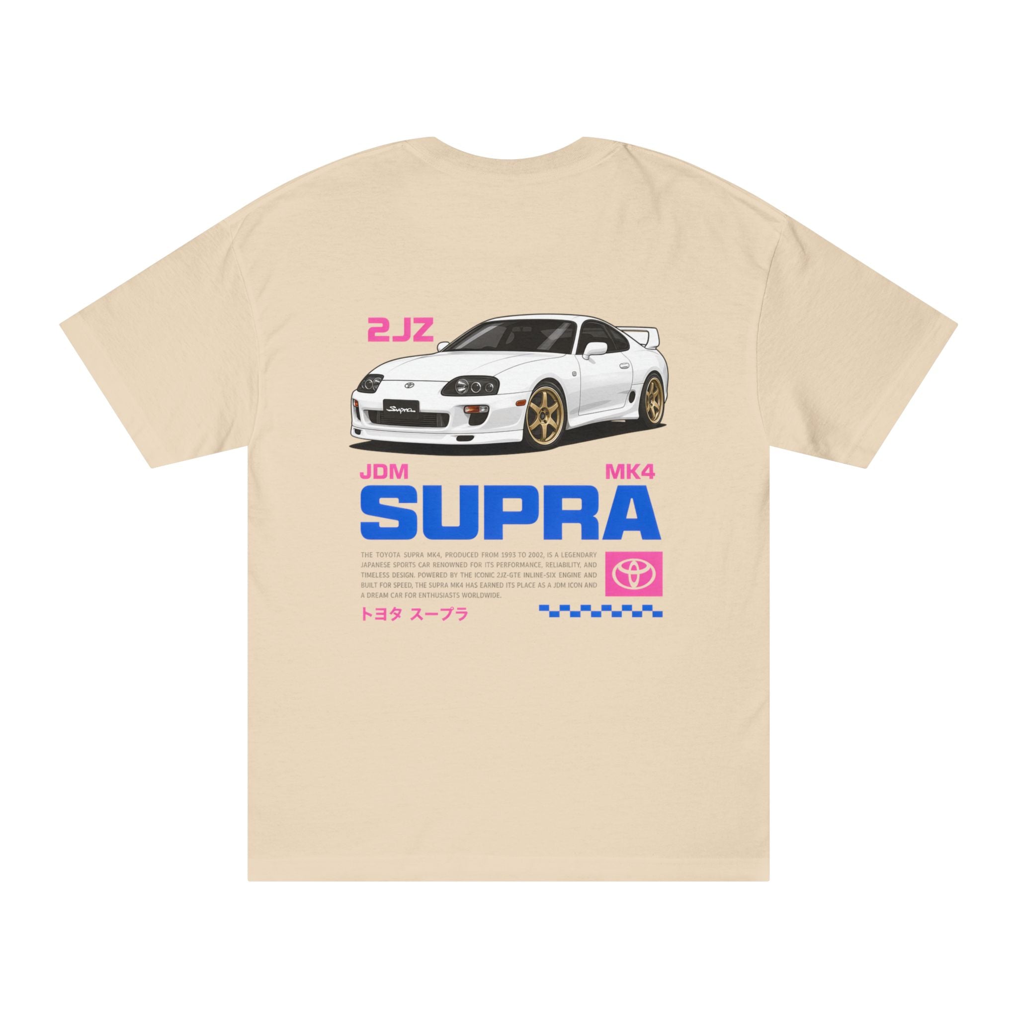 Toyota Supra Graphic Tee — Classic JDM Sports Car Shirt